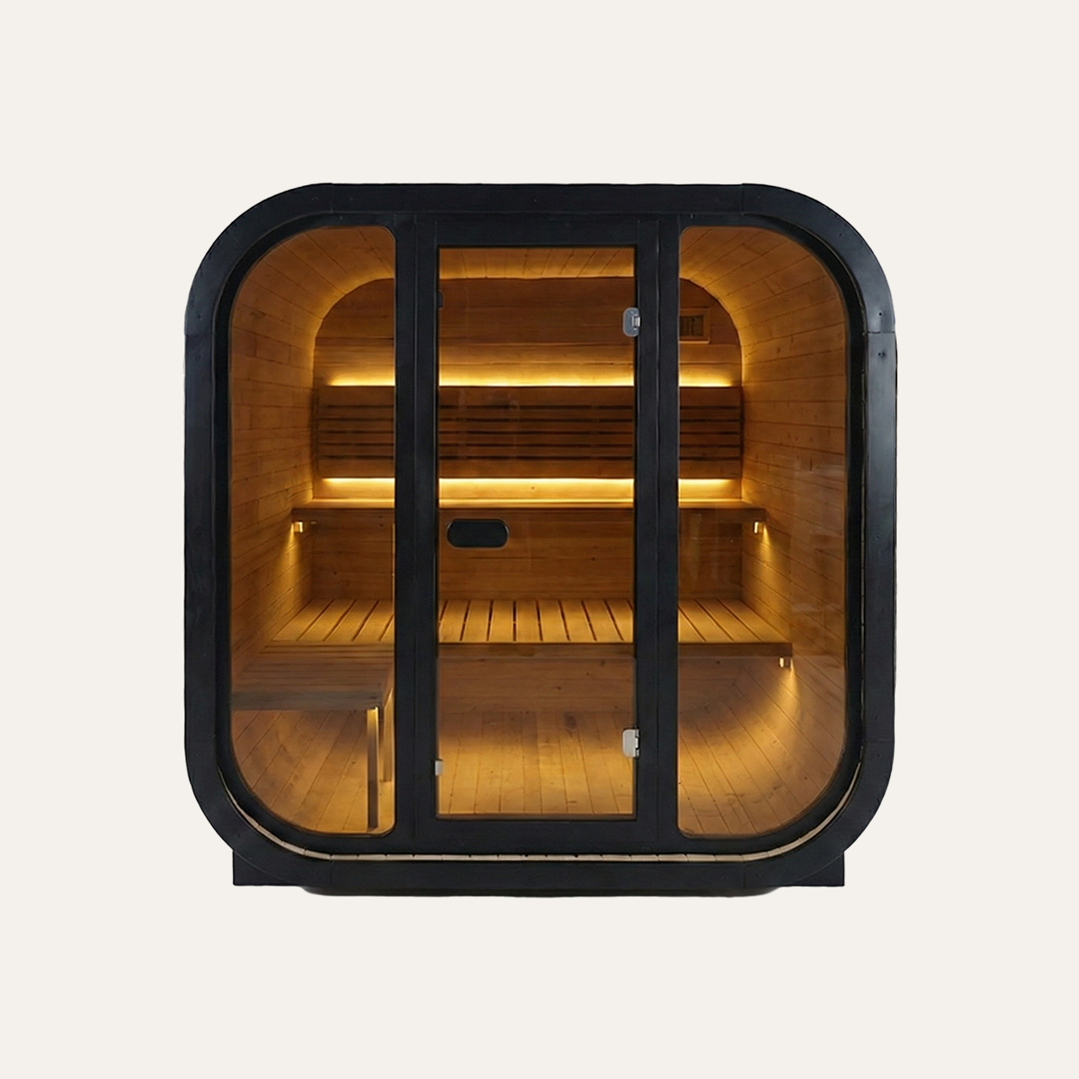 Sollie Kube Stor,  sotet glass