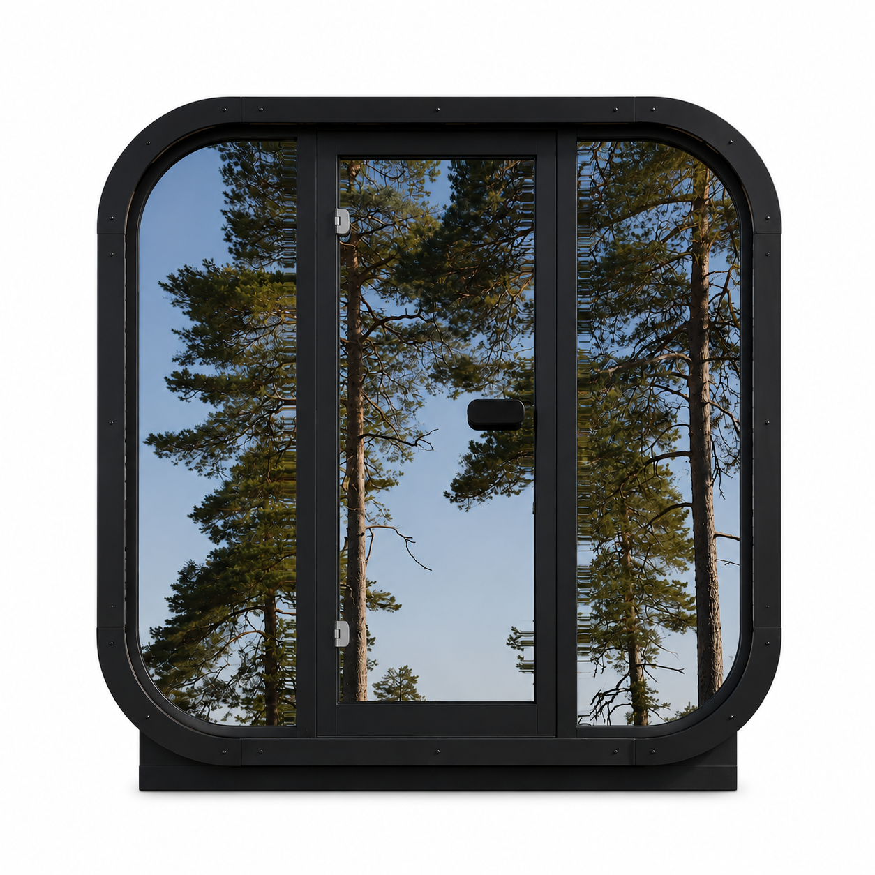 Sollie Kube Stor,  Speil glass